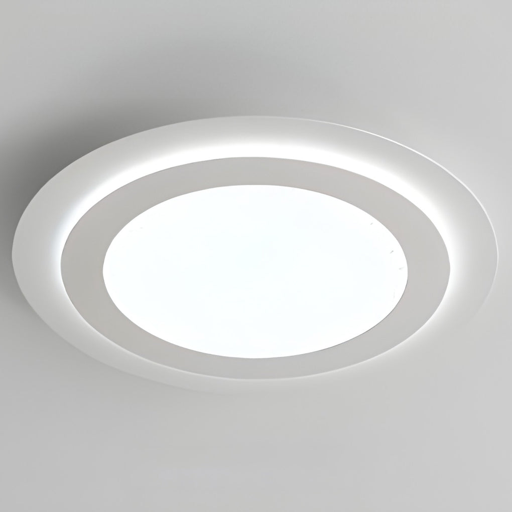 Modern Square and Circular LED Ceiling Lamp with Stepless Dimming Minimalist Flush Mount Light