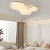 Modern Milky White Cloud Shape LED Ceiling Light with Three Step Color Dimming for Kids Bedroom