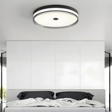 Dimmable Circular LED Ceiling Light with Acrylic Shade and Modern Minimalist Design