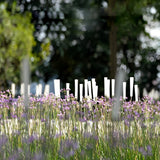 10 Piece Outdoor Waterproof Frosted Acrylic Reed Stick Lawn Lights for Garden Pathway Landscape Decoration