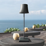 15 Inch Cordless Rechargeable LED Table Lamp Modern Metal Desk Light for Living Room and Patio