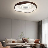20 Inch Low Profile Flush Mount Bladeless Ceiling Fan with Dimmable LED Light and Remote