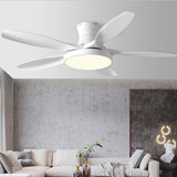 60 Inch Modern Ceiling Fan with LED Light and Remote Control 6 Speed Reversible DC Motor