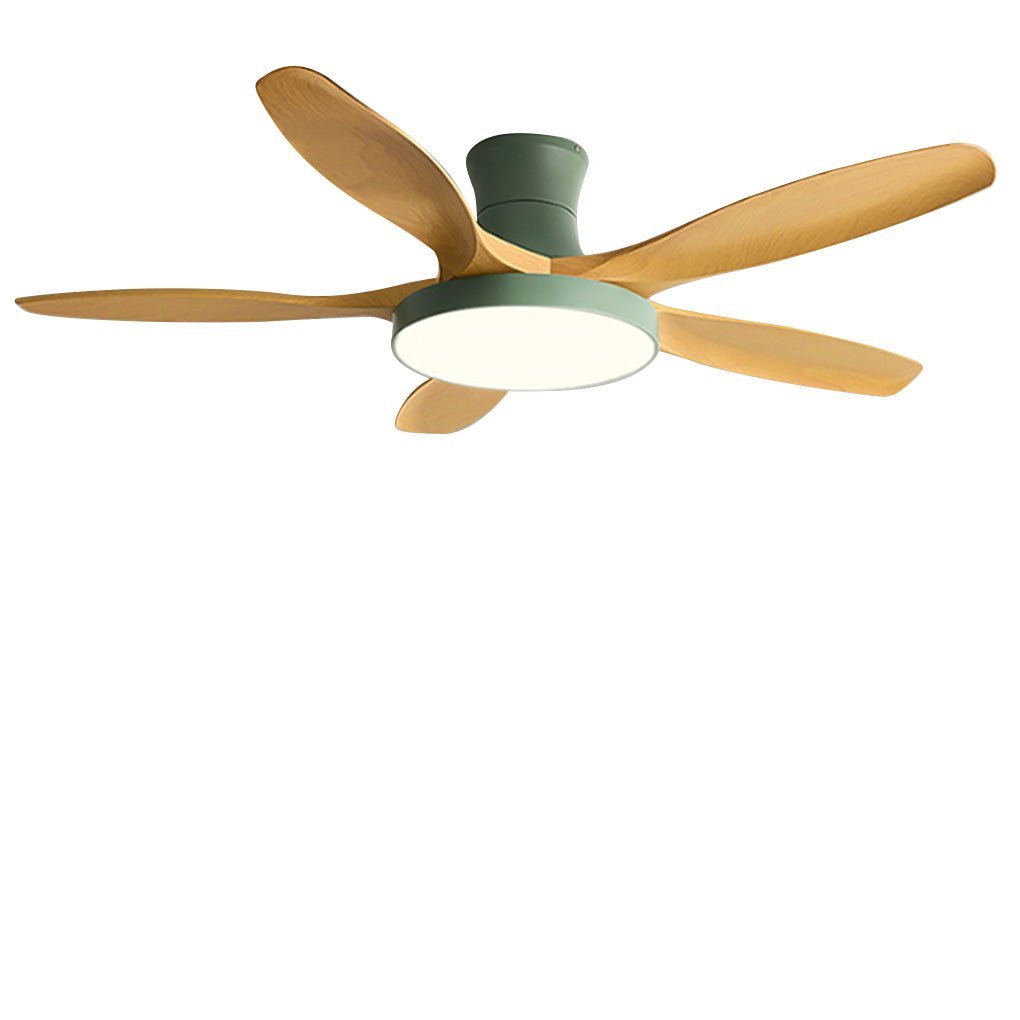 60 Inch Modern Ceiling Fan with LED Light and Remote Control 6 Speed Reversible DC Motor
