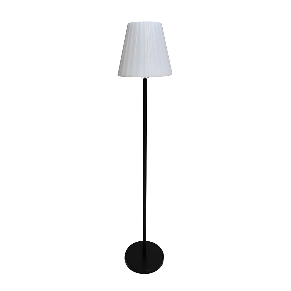 60 Inch Smart Outdoor Solar Floor Lamp with App Controlled RGB and Warm White Lighting
