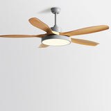 Modern 60 Inch Nordic Ceiling Fan with Dimmable LED Light and Silent Remote Control