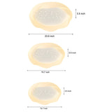Modern Milky White LED Ceiling Light Round Flush Mount with 3 Step Dimming PE Shade