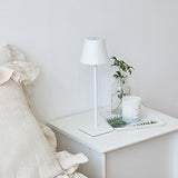 15 Inch Cordless Rechargeable LED Table Lamp Modern Metal Desk Light for Living Room and Patio