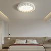 Round Modern LED Ceiling Light with 3 Color Temperature Dimming Handmade Nordic Design
