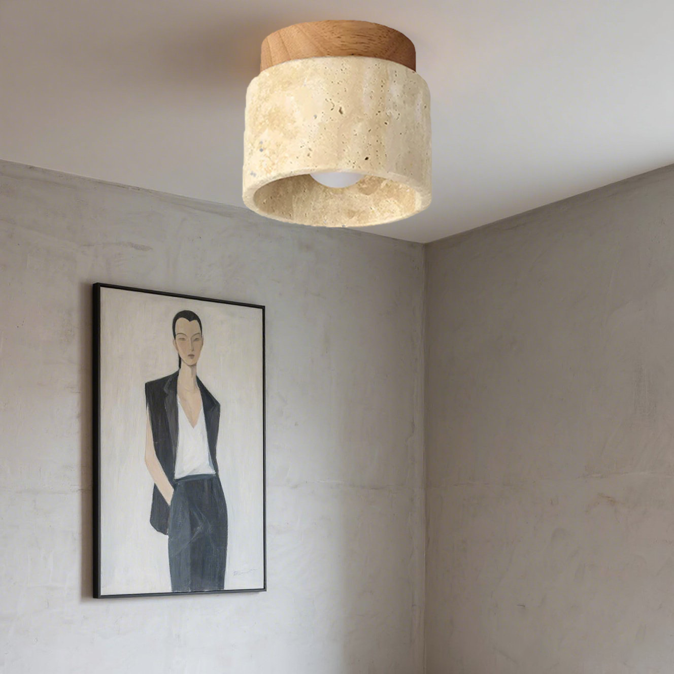 Modern Creative Cream Style Ceiling Lamp