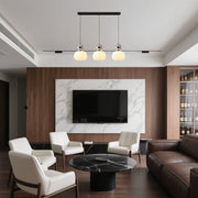 Allo Living Cream Art Deco Pendant Light