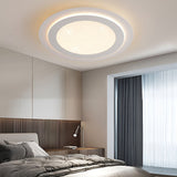 Modern Square and Circular LED Ceiling Lamp with Stepless Dimming Minimalist Flush Mount Light