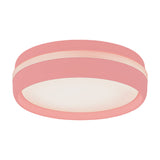 Modern Round LED Flush Mount Ceiling Light with Acrylic Shade for Bedroom Hallway and Living Room