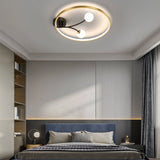 Modern LED Ceiling Light Round Acrylic Ball Flower Design with 3 Color Dimming