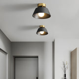 10 Inch Modern Round Flush Mount Ceiling Light with 3 Color Dimming for Hallway and Entrance
