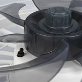 Modern 12.2 Inch Low Profile LED Ceiling Fan with 7 Blades and Remote Control