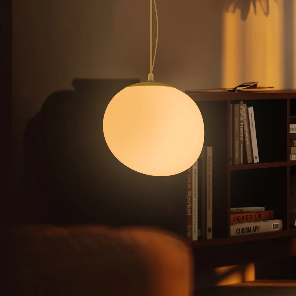 Nordic White Pebble Pendant Light