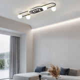 Modern Acrylic Globe Sphere Ceiling Light Fixture with Three Step Dimming for Living Rooms and Bedrooms