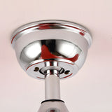 Modern 52 Inch 3 Blade LED Ceiling Fan with Remote 6 Speeds Reversible DC Motor Light