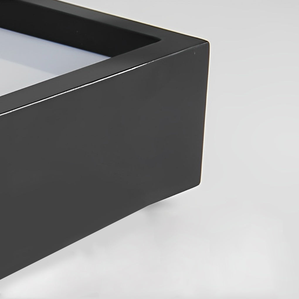 Modern Nordic Square LED Flush Mount Ceiling Lamp with Stepless Dimming