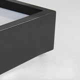 Modern Nordic Square LED Flush Mount Ceiling Lamp with Stepless Dimming