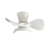 Modern 3 Blade LED Ceiling Fan with Remote Dimmable Light and Quiet Inverter Motor for Bedroom