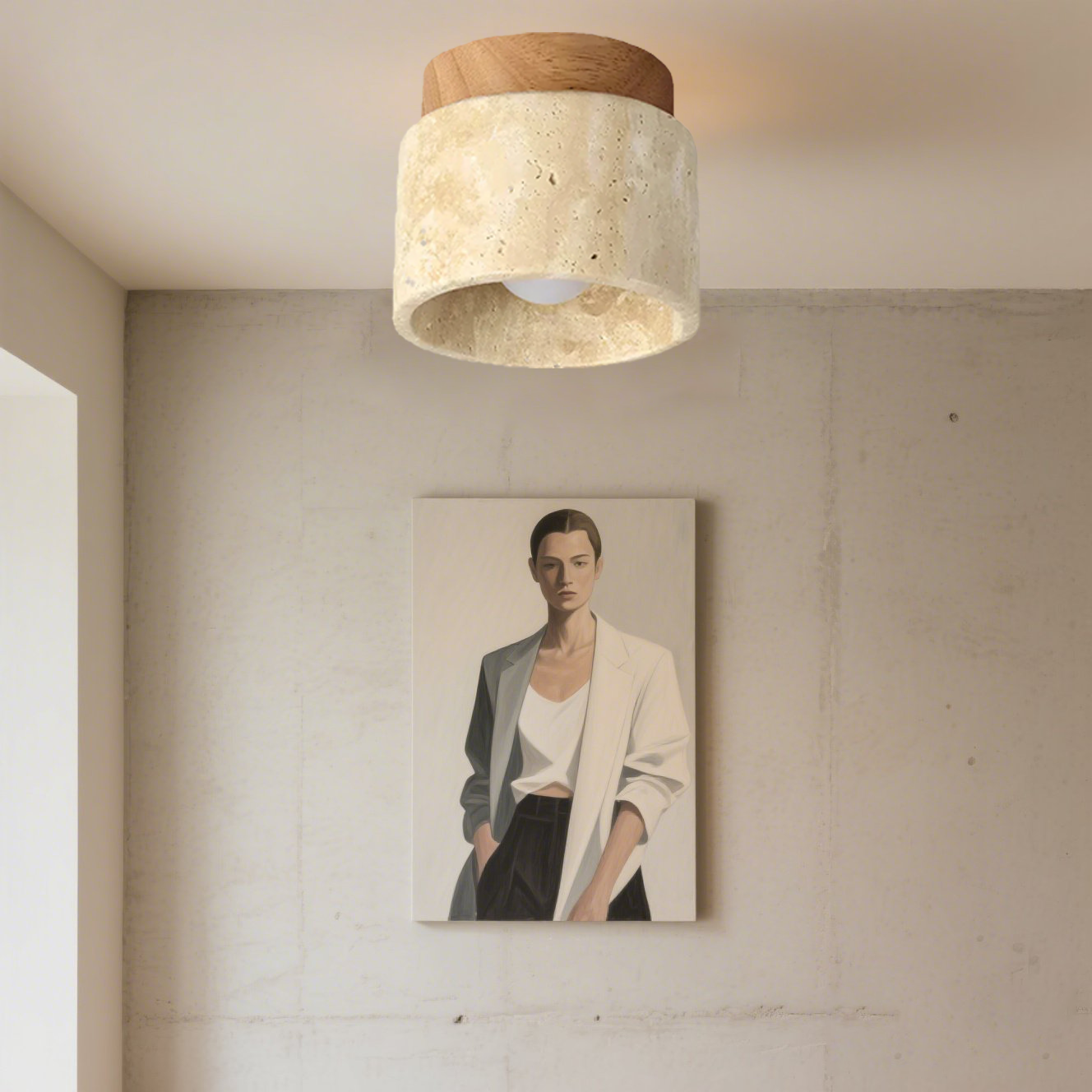 Modern Creative Cream Style Ceiling Lamp