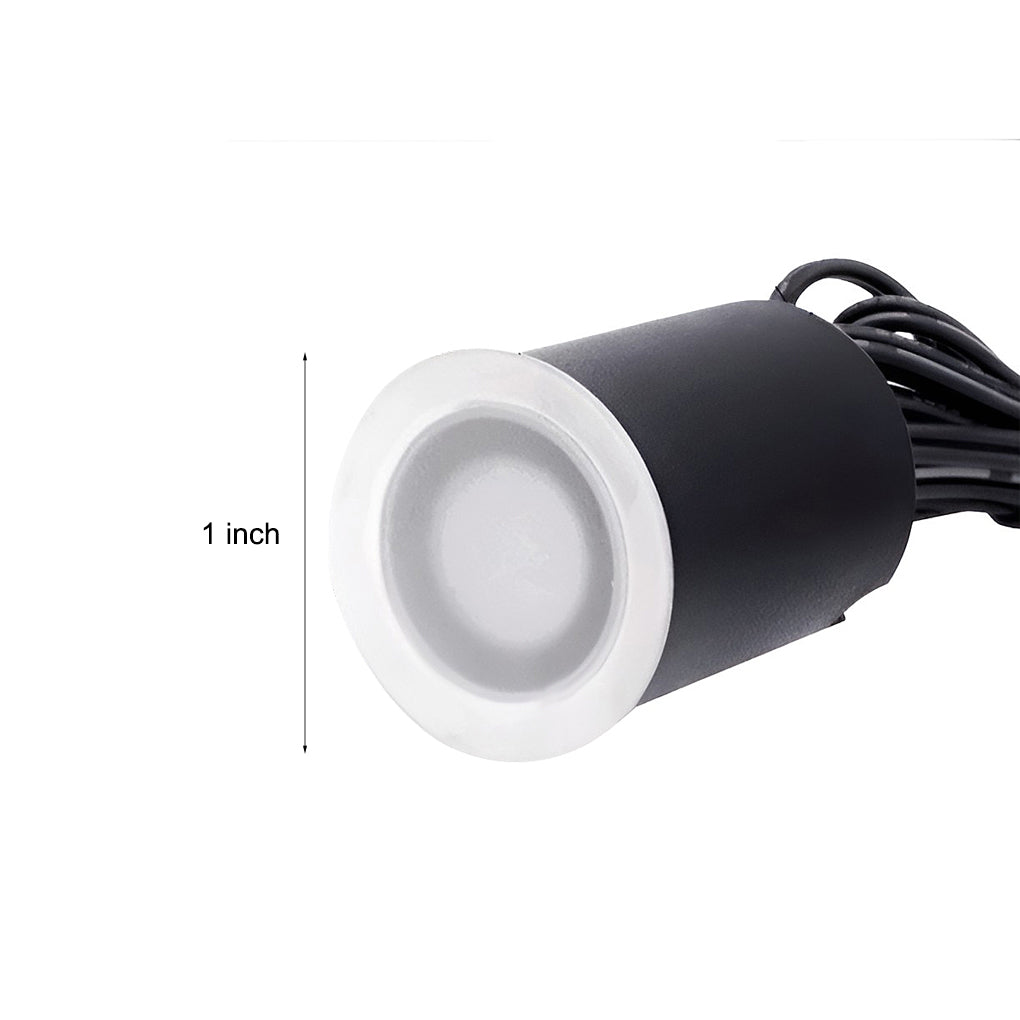 8 Pack Solar Powered LED Outdoor Deck Lights Waterproof Stainless Steel Step Lighting for Stairs
