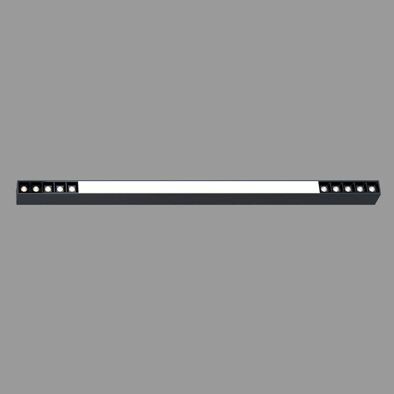 Modern Linear Magnetic Floating LED Ceiling Light with Minimalist Aluminum Design