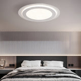 Modern Square and Circular LED Ceiling Lamp with Stepless Dimming Minimalist Flush Mount Light