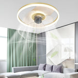 Modern 20 Inch Low Profile Inverter Ceiling Fan Light with Remote Control and Stepless Dimming