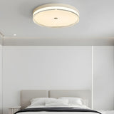 Dimmable Circular LED Ceiling Light with Acrylic Shade and Modern Minimalist Design
