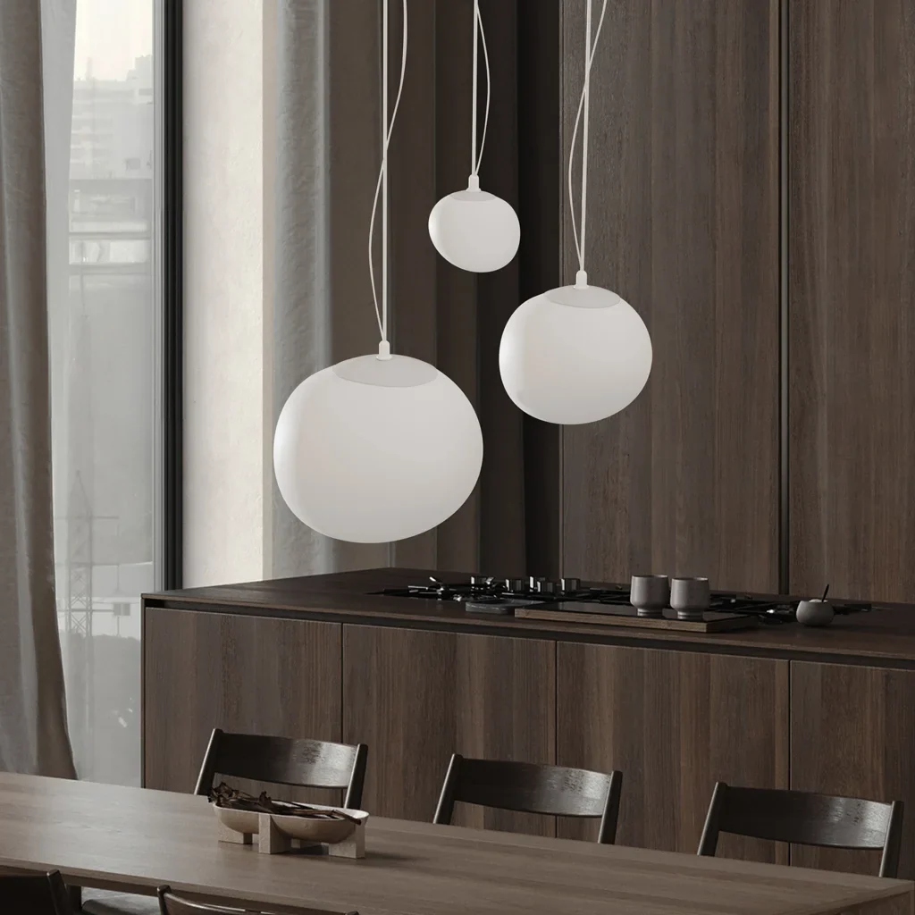 Nordic White Pebble Pendant Light