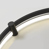 Modern Round LED Flush Mount Ceiling Light with Remote Control Stepless Dimming for Bedroom