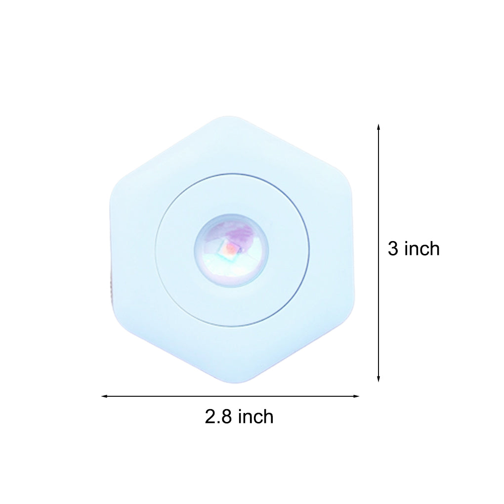 Portable Sunset Projection LED Under Cabinet Light Battery Operated Touch Switch Lamp
