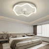 Modern 20 Inch Bladeless Ceiling Fan with 360 Degree Oscillating LED Light and Remote Control