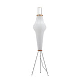 Japanese Rice Paper Floor Lamp Sculptural Mulberry Paper Standing Lantern Lighting