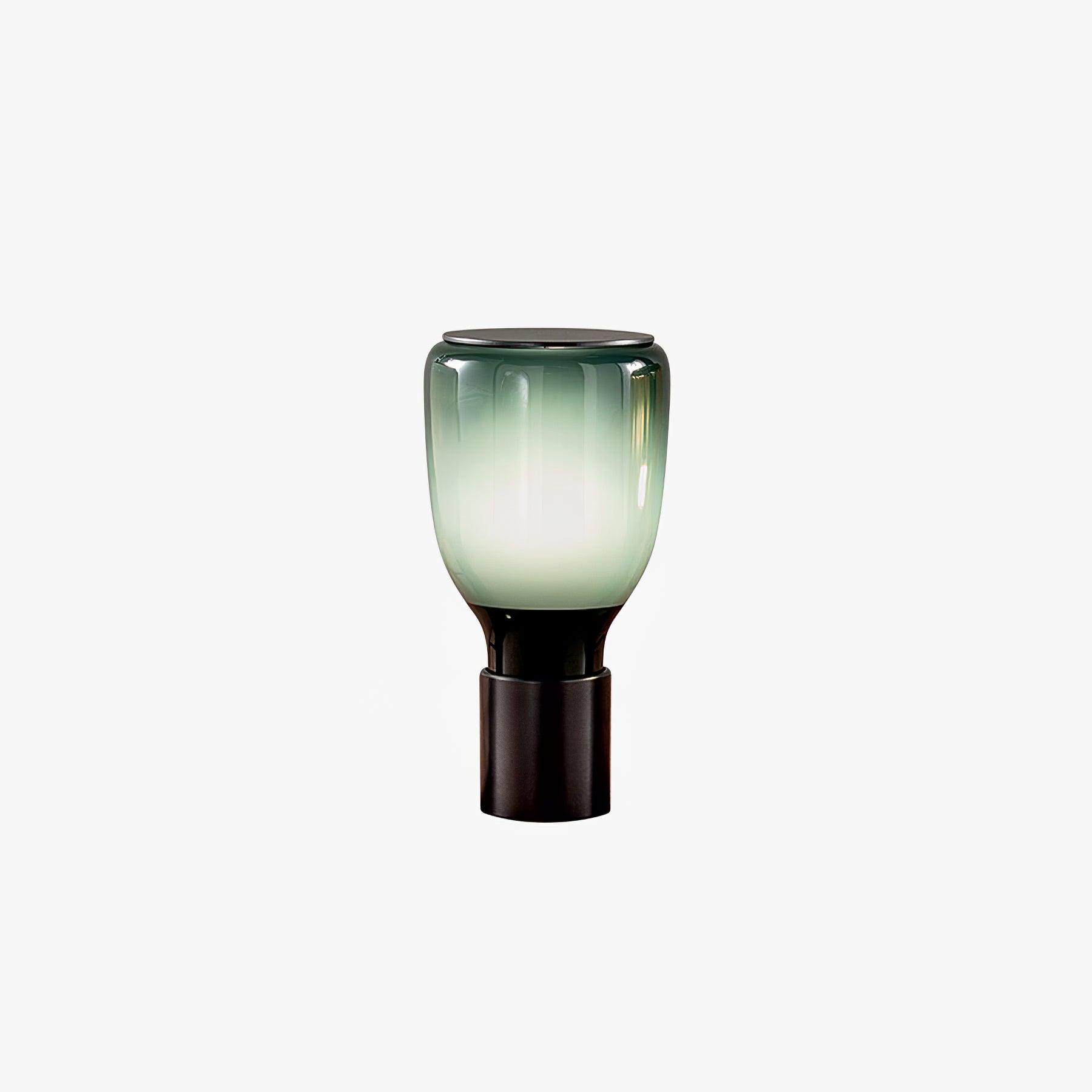 Acquerelli Glass Table Lamp Modern Hand Blown Watercolor Desk Light for Nightstand