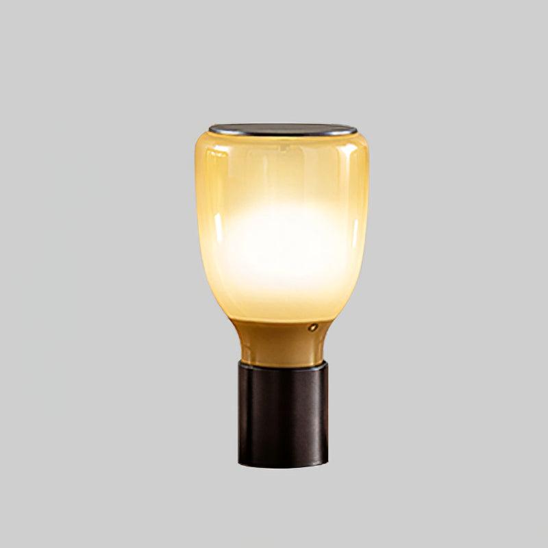 Acquerelli Glass Table Lamp Modern Hand Blown Watercolor Desk Light for Nightstand
