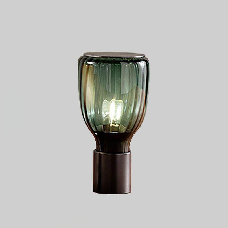 Acquerelli Glass Table Lamp Modern Hand Blown Watercolor Desk Light for Nightstand