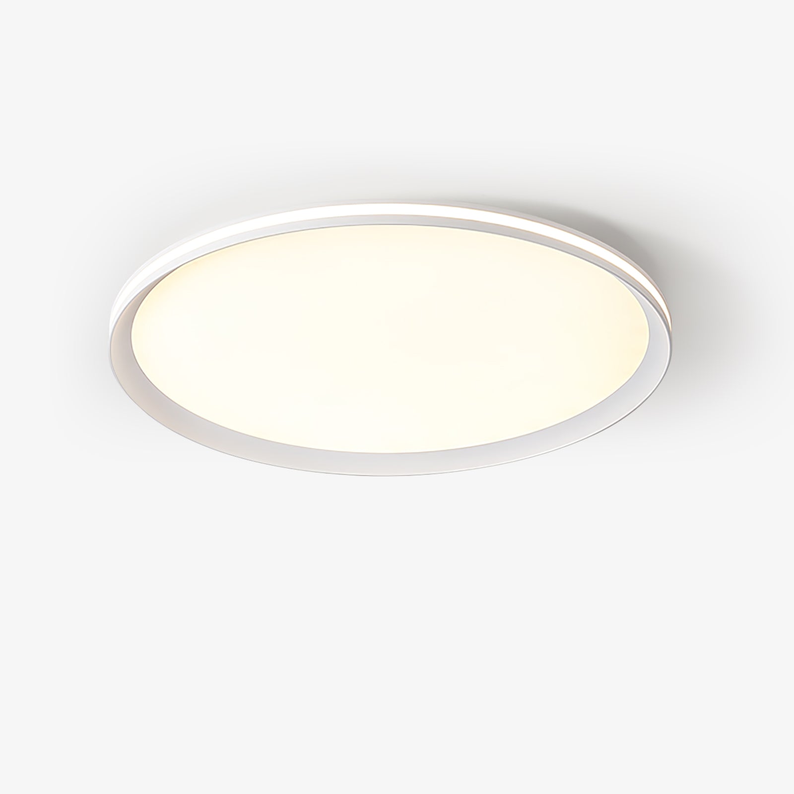 Modern Round Acrylic LED Flush Mount Ceiling Light for Living Room and Kitchen