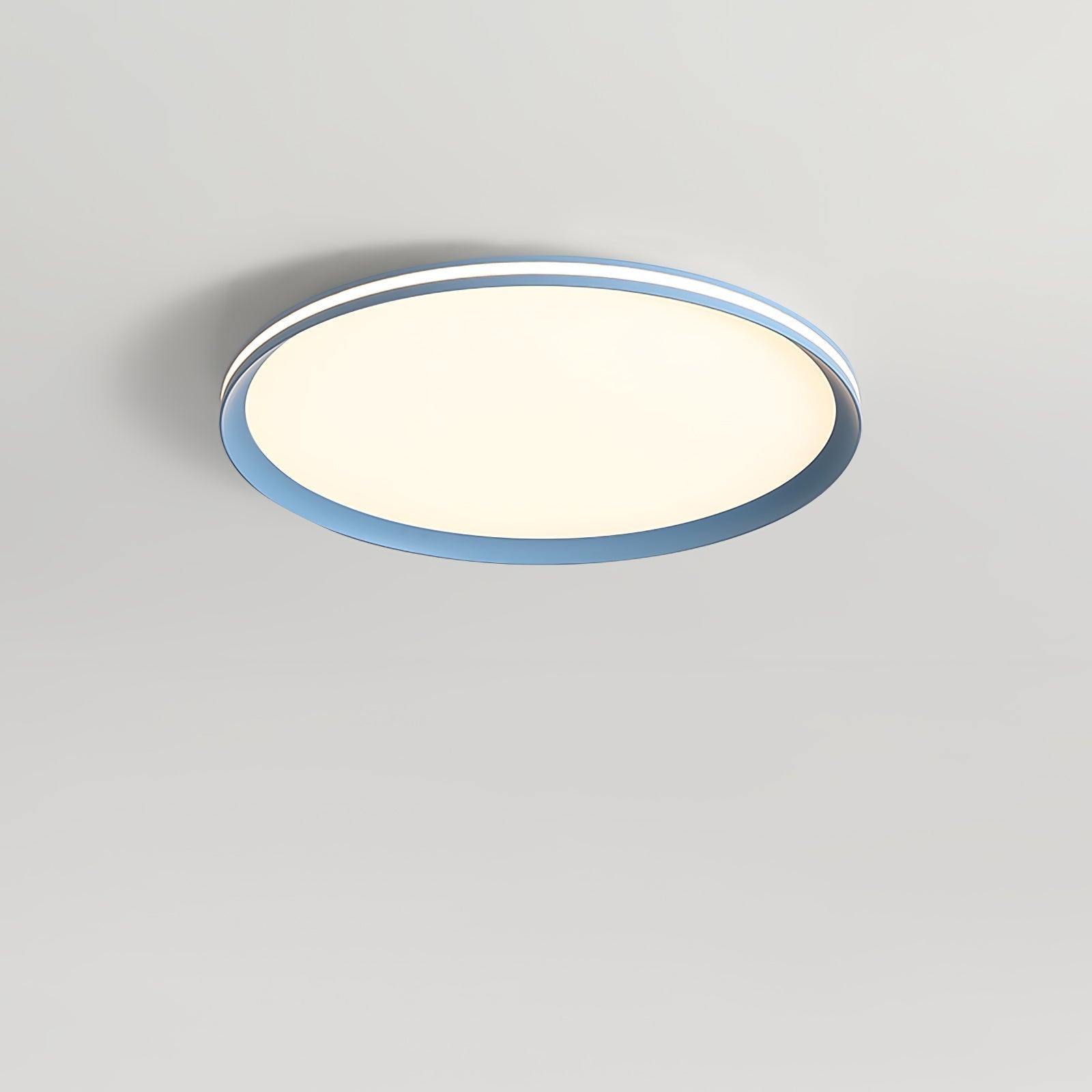Modern Round Acrylic LED Flush Mount Ceiling Light for Living Room and Kitchen