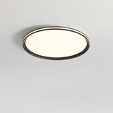 Modern Round Acrylic LED Flush Mount Ceiling Light for Living Room and Kitchen