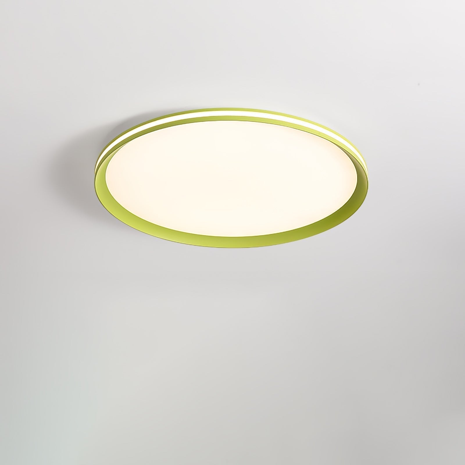 Modern Round Acrylic LED Flush Mount Ceiling Light for Living Room and Kitchen