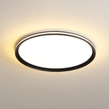 Modern Round Acrylic LED Flush Mount Ceiling Light for Living Room and Kitchen