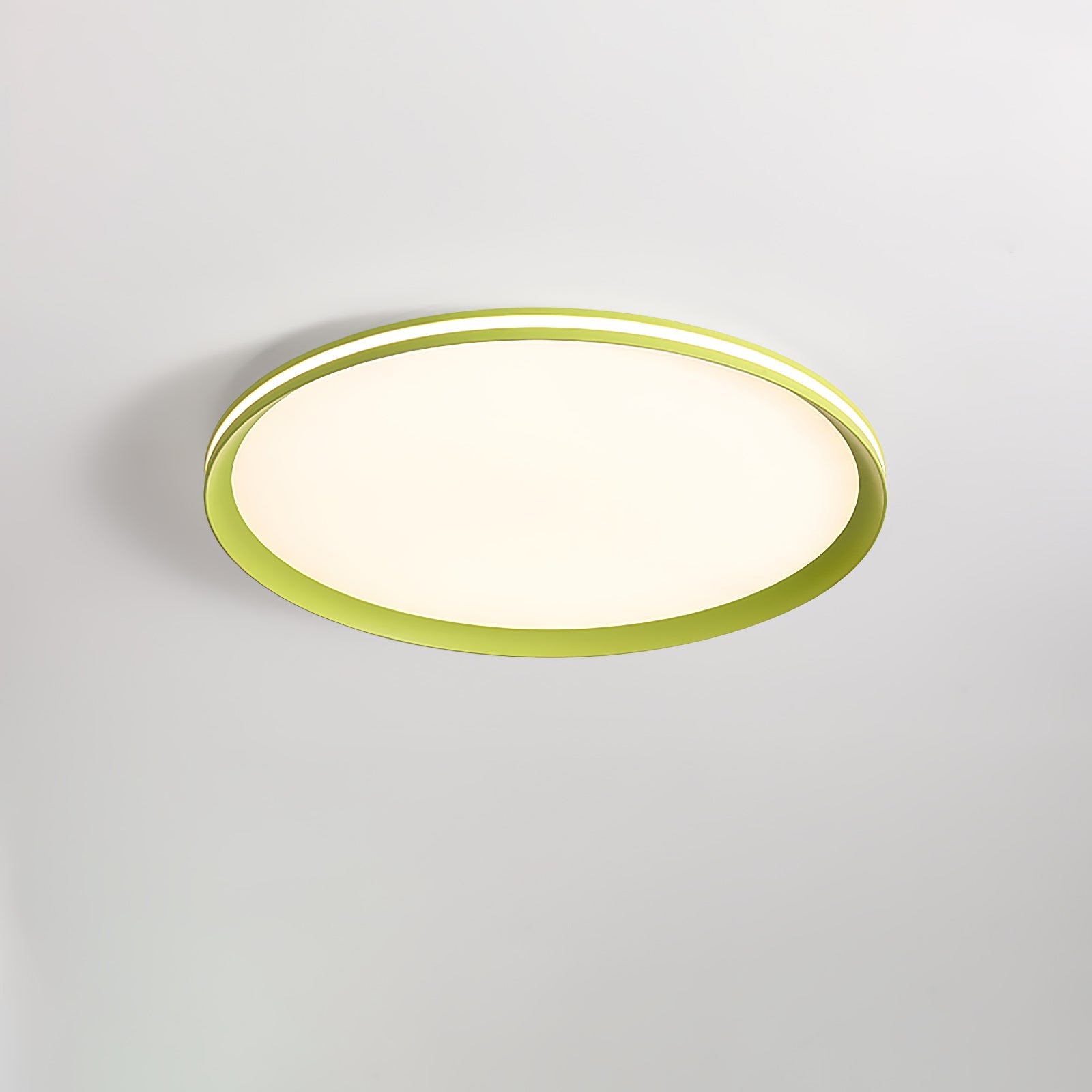 Modern Round Acrylic LED Flush Mount Ceiling Light for Living Room and Kitchen