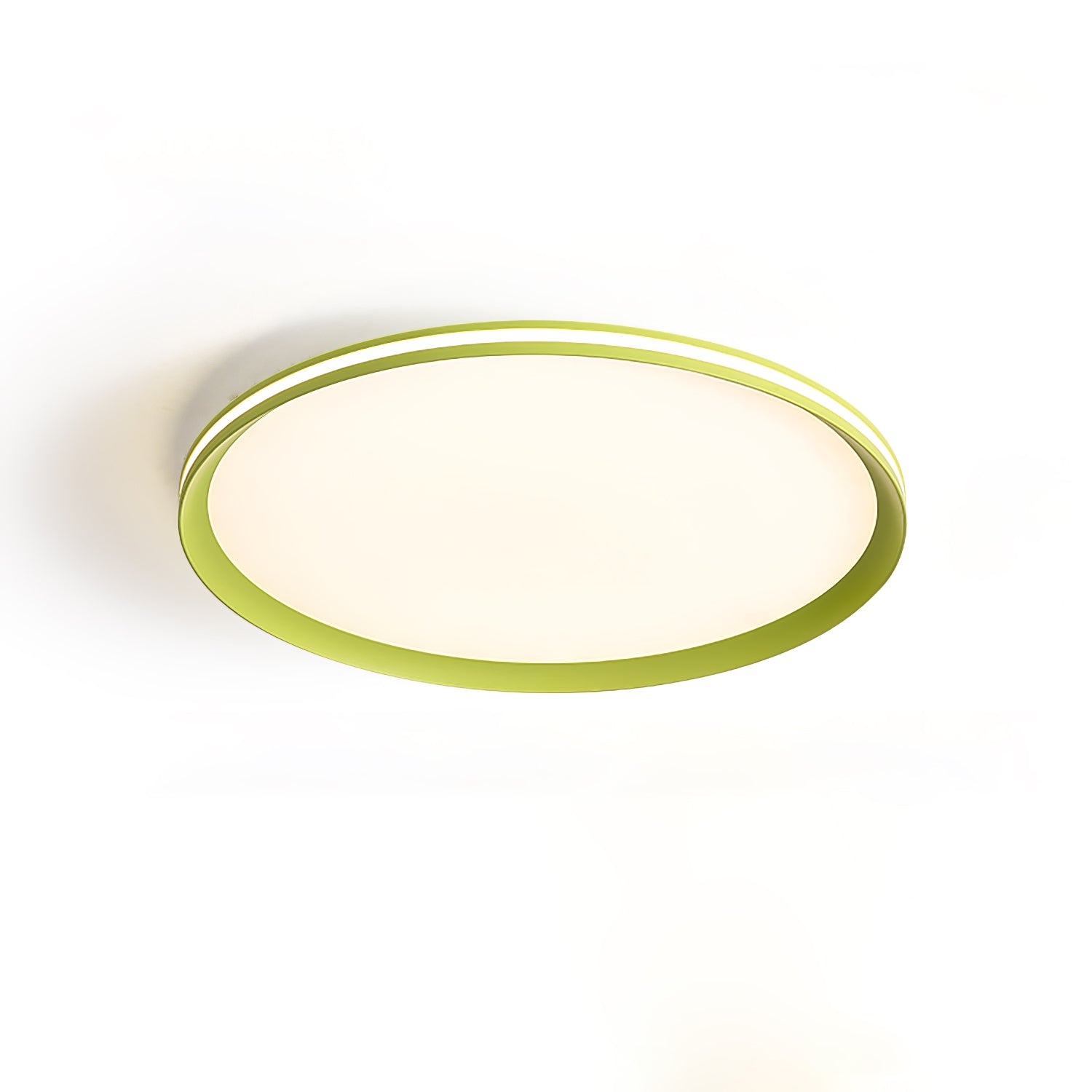 Modern Round Acrylic LED Flush Mount Ceiling Light for Living Room and Kitchen