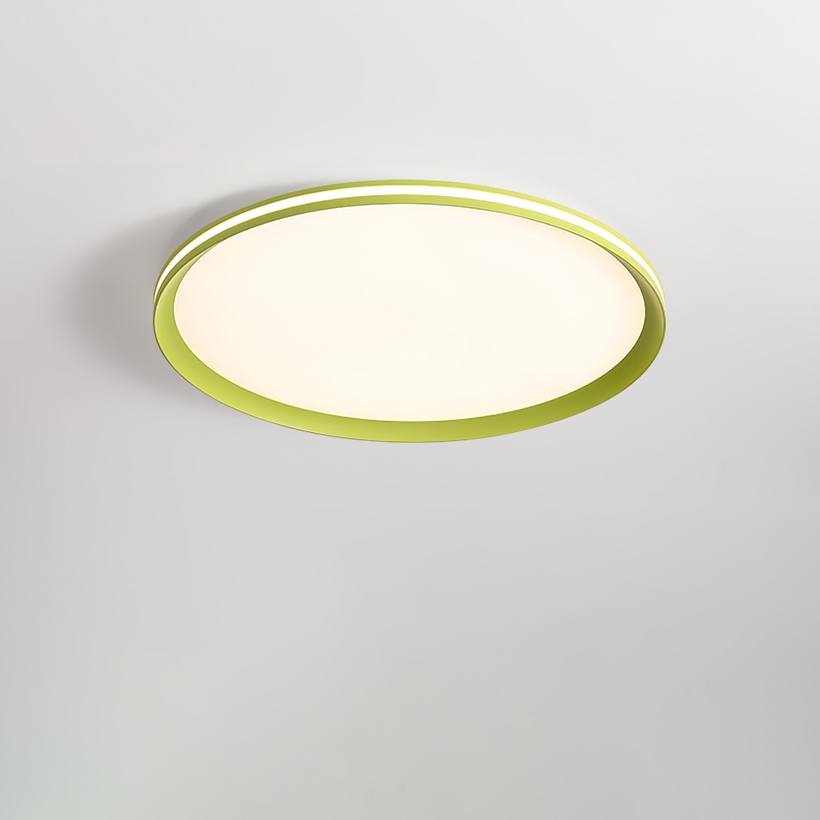 Modern Round Acrylic LED Flush Mount Ceiling Light for Living Room and Kitchen