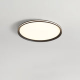 Modern Round Acrylic LED Flush Mount Ceiling Light for Living Room and Kitchen