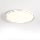 Modern Round Acrylic LED Flush Mount Ceiling Light for Living Room and Kitchen